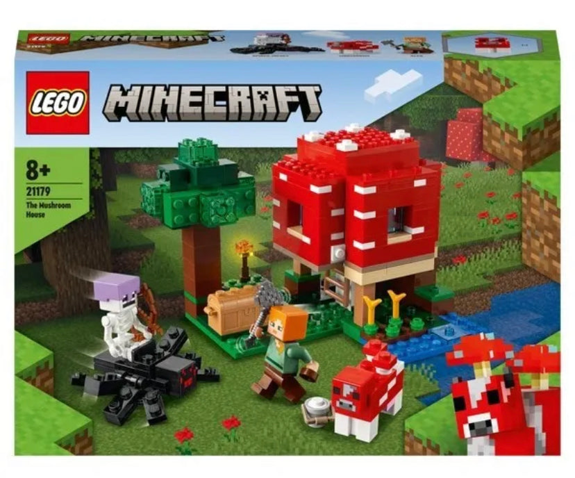 Lego 21179 Minecraft. The Mushroom House (RETIRED)