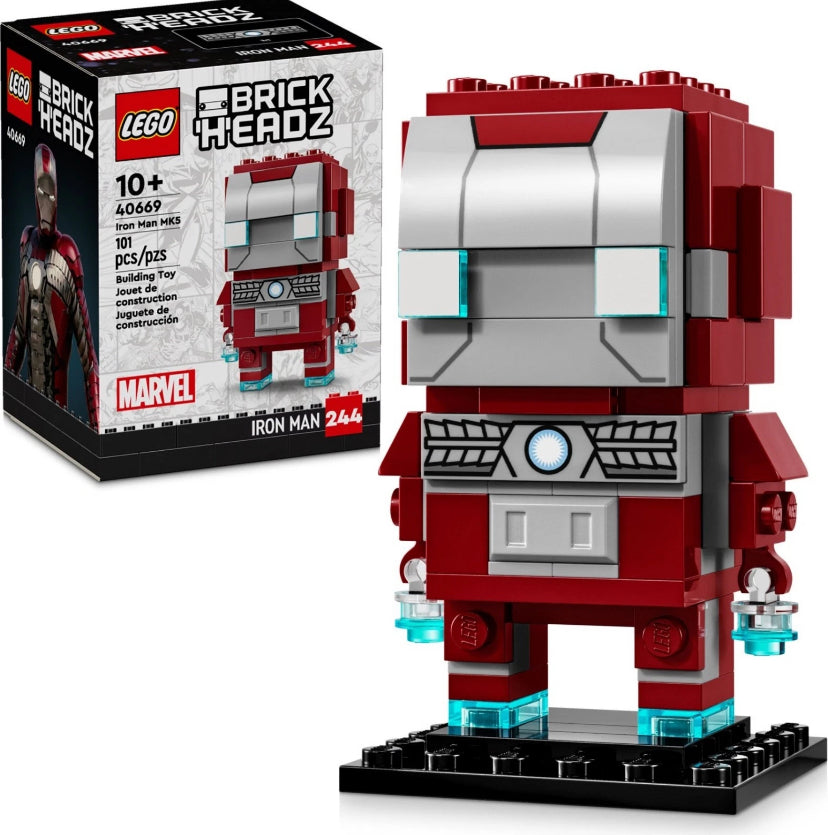 Lego 40669 Brickheadz. Iron Man MK5 Figure (RETIRED)
