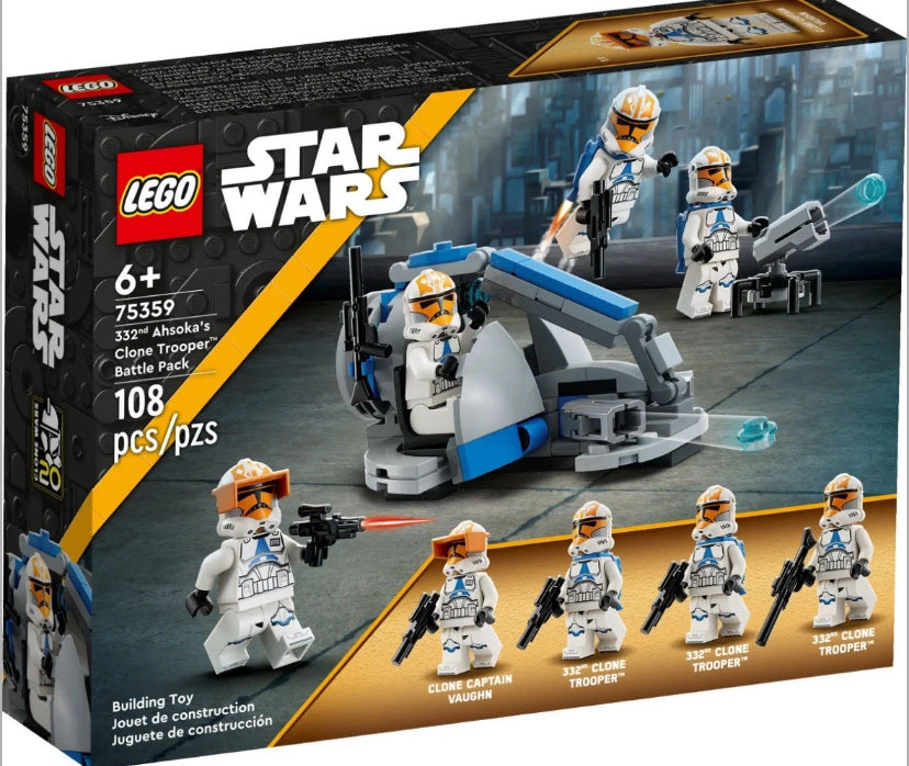 Lego 75359 Star Wars. 332nd Ahsoka's Clone Trooper Battle Pack (RETIRED)