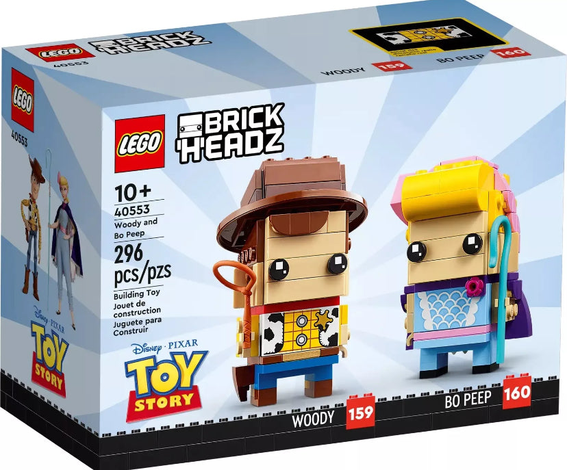 Lego 40553 Brickheadz. Woody and Bo Peep (RETIRED)
