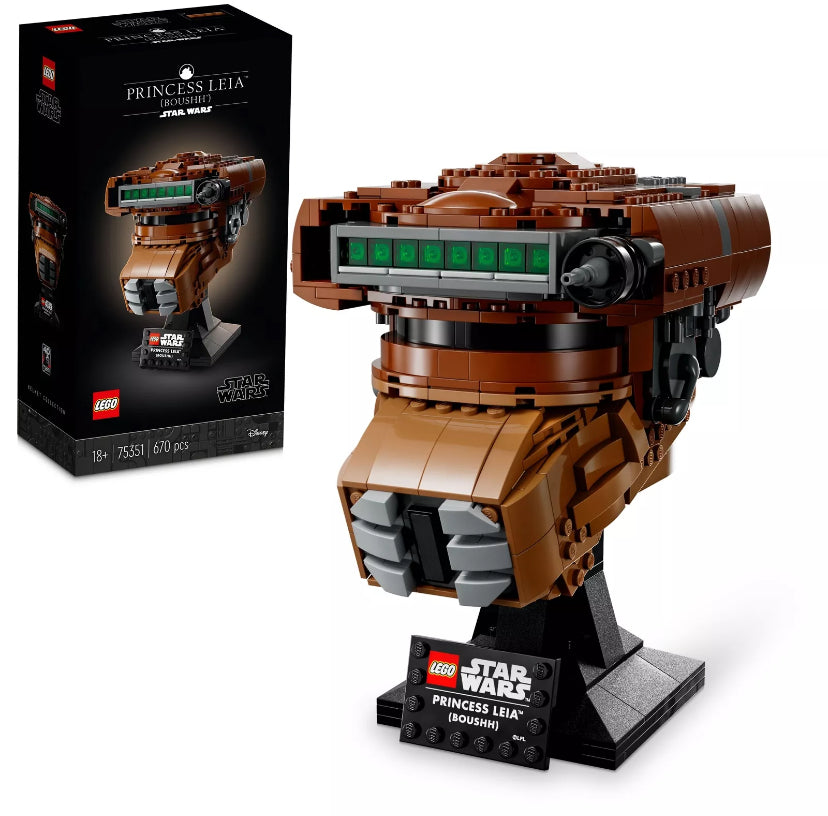 Lego 75351 Star Wars. Princess Leia (Boushh) Helmet (RETIRED)