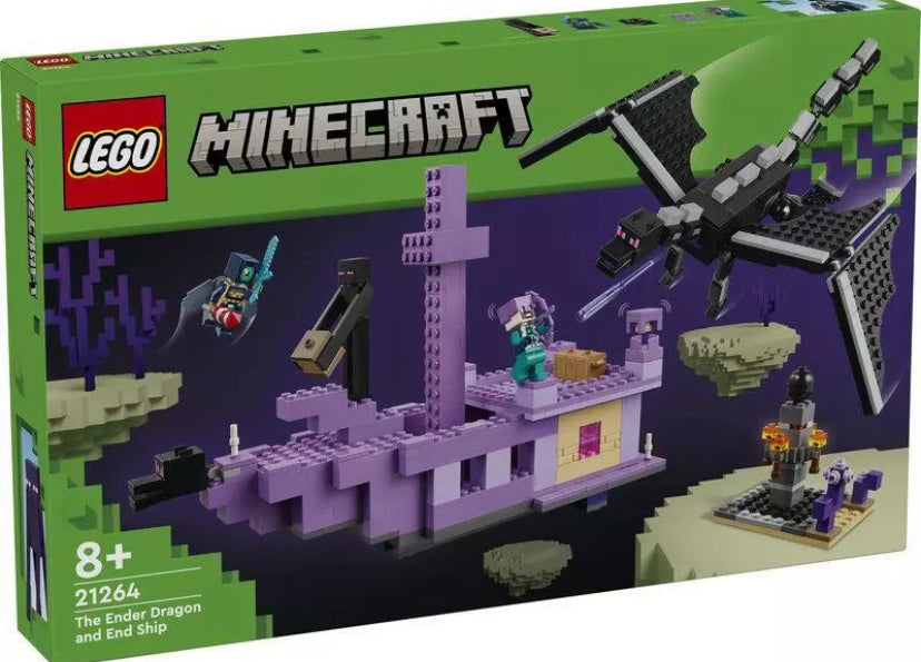 Lego 21264 Minecraft. The Ender Dragon and End Ship