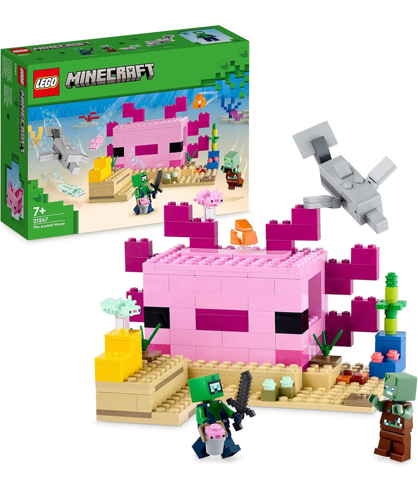 Lego 21247 Minecraft. The Axolotl House (RETIRED)