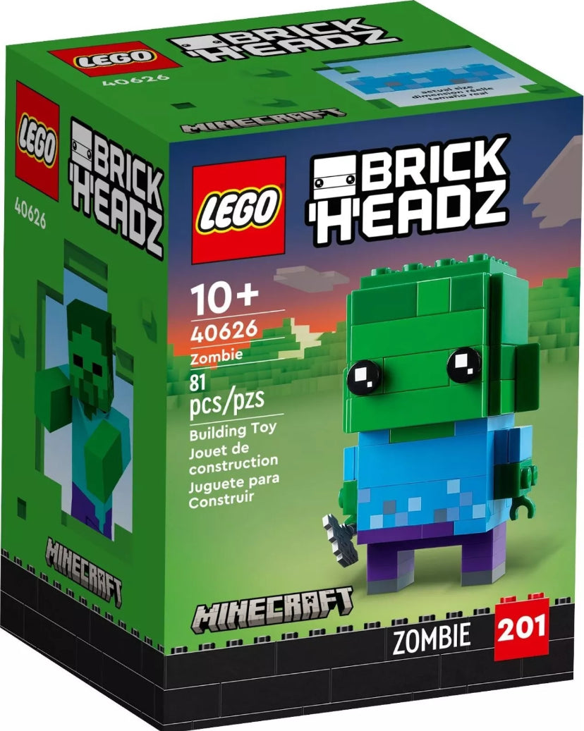 Lego 40626 Brickheadz. Minecraft Zombie (RETIRED)