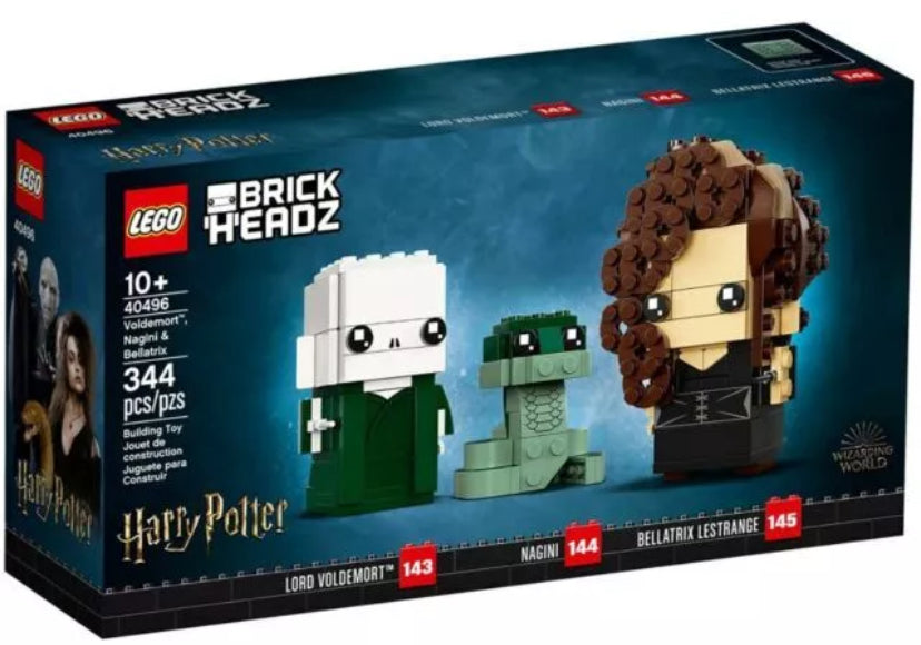 Lego 40496 Brickheadz. Voldemort Nagini and Belatrix (RETIRED)