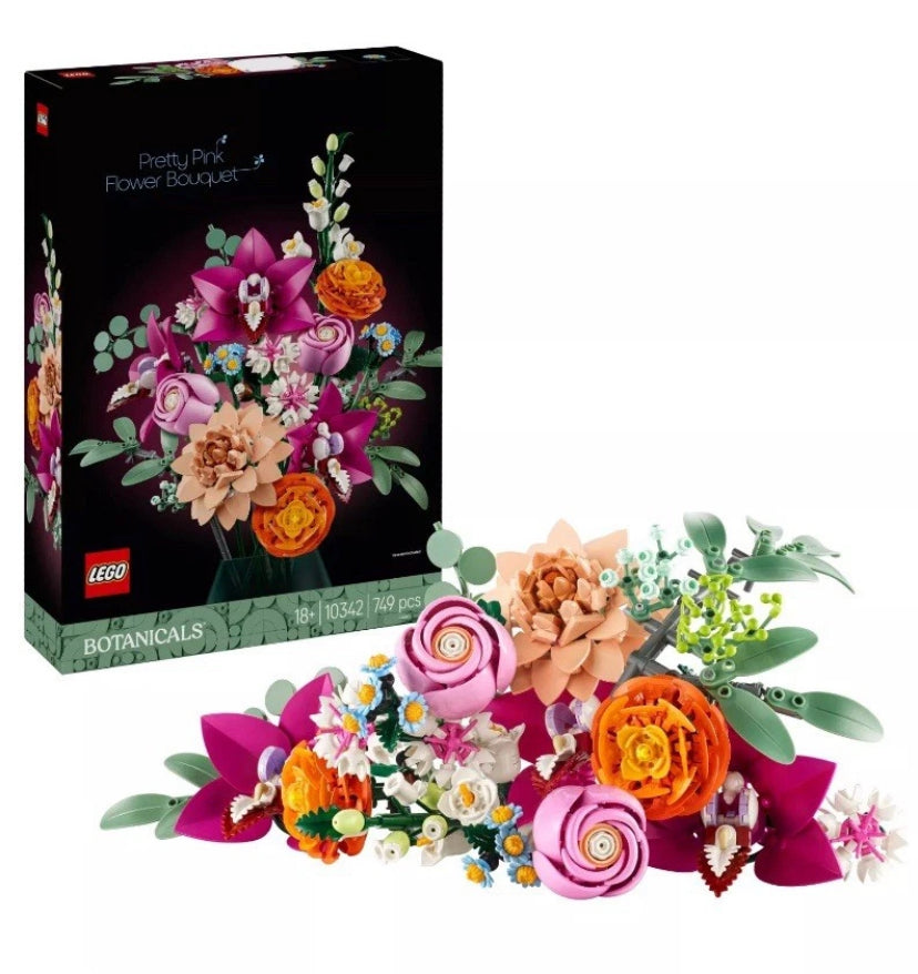 Lego 10342 Botanicals. Pretty Pink Flower Bouquet