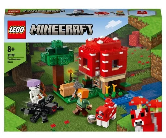 Lego 21179 Minecraft. The Mushroom House