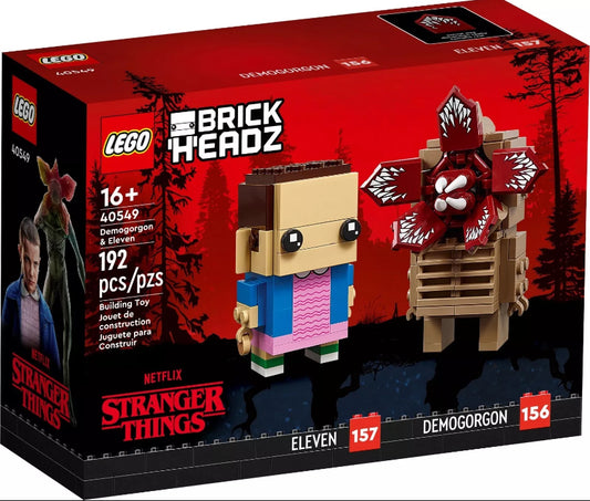 Lego 40549 Brickheadz. Stranger Things Eleven and Demogorgon (RETIRED)