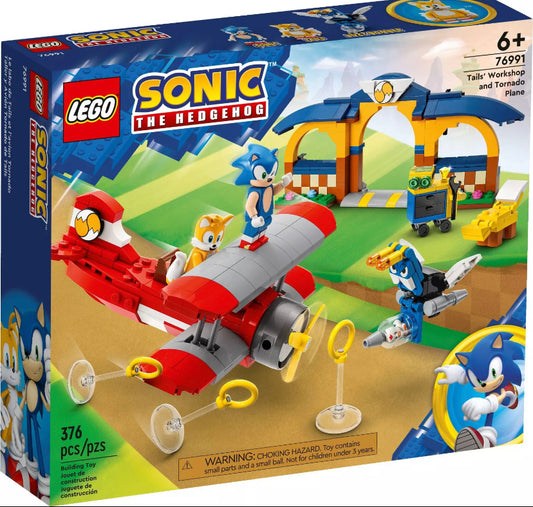 Lego 76991 Sonic the Hedgehog. Tails’ Workshop and Tornado Plane