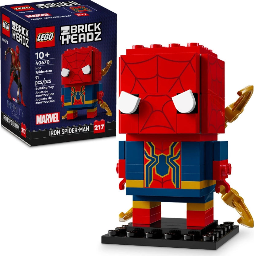 Lego 40670 Brickheadz. Iron Spider-Man (RETIRED)