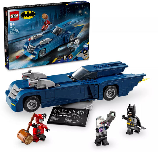 Lego 76274 Batman. Batman with Batmobile vs. Harley Quinn and Mr Freeze