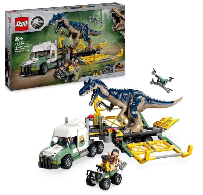 Lego 76966 Jurassic World.  LEGO Jurassic World 76966 Dinosaur Missions Allosaurus Transport Truck (RETIRED)