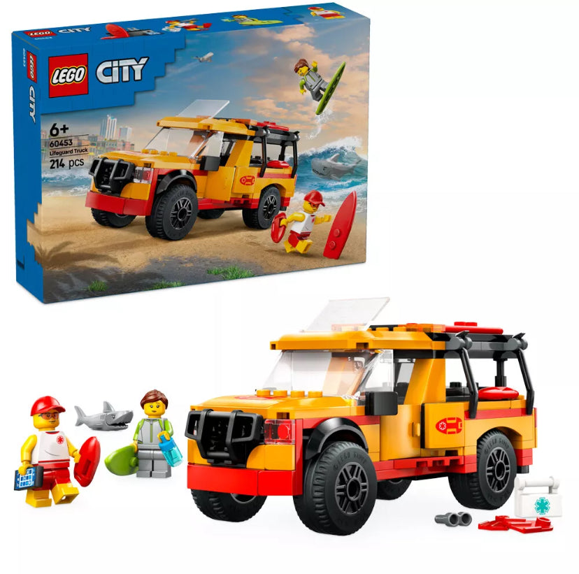 Lego 60453 City. Lifeguard Beach Rescue Truck